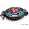 Pendentif bouddhiste Kalachakra boîte poison Pendentifs Ghau PGA37