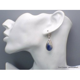 Boucles d'oreilles pendantes goutte en Sodalite Bijoux en Sodalite PAC26.3