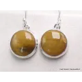 Boucles d'oreilles rondes en Nellite - Bijoux en Nellite