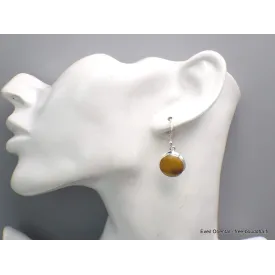 Boucles d'oreilles rondes en Nellite - Bijoux en Nellite