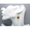 Boucles d'oreilles Septaria forme ovale Bijoux en Septaria PAC88.2