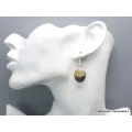 Boucles d'oreilles Septaria forme ovale - Bijoux en Septaria