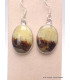 Boucles d'oreilles Septaria jaune foncé Bijoux en Septaria PAC88.3