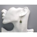 Boucles d'oreilles Moldavite et Diamant d'Herkimer Bijoux en Diamant d'Herkimer PAC99