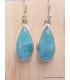 Boucles d'oreilles Smithsonite forme goutte Bijoux en Smithsonite CWA51