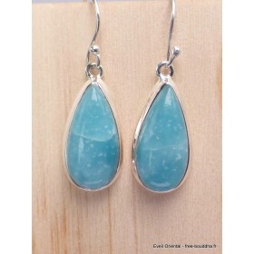 Boucles d'oreilles Smithsonite forme goutte Bijoux en Smithsonite CWA51