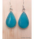 Larges Boucles d'oreilles Smithsonite forme goutte Bijoux en Smithsonite CWA51.1