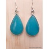 Larges Boucles d'oreilles Smithsonite forme goutte Bijoux en Smithsonite CWA51.1