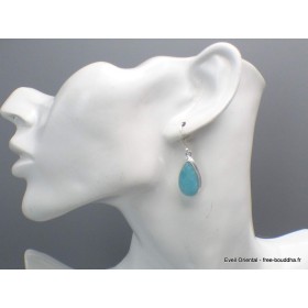 Boucles d'oreilles Smithsonite forme goutte Bijoux en Smithsonite CWA51