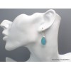 Boucles d'oreilles Smithsonite forme goutte Bijoux en Smithsonite CWA51