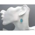 Boucles d'oreilles Smithsonite forme goutte - Bijoux en Smithsonite