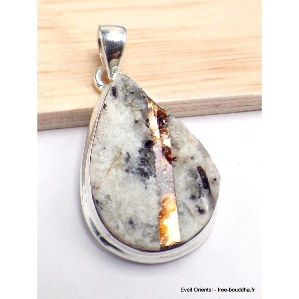 Pendentif goutte en Astrophyllite qualité AAA Pendentifs pierres naturelles CWA54.2