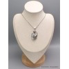 Gros Pendentif bijou Astrophyllite forme ovale Pendentifs pierres naturelles CWA54.4