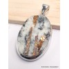 Gros Pendentif bijou Astrophyllite forme ovale Pendentifs pierres naturelles CWA54.4