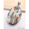 Gros Pendentif bijou Astrophyllite forme ovale Pendentifs pierres naturelles CWA54.4