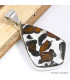 Pendentif en Pallasite (météorite) forme libre Pendentifs pierres naturelles CWA55