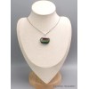 Pendentif Surfite Snowboard semi-rond Bijoux en Fordite Agate de Détroit CWA56.2