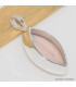 Pendentif Quartz rose facetté marquise qualité AAA Bijoux en Quartz Rose CWA59