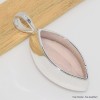 Pendentif Quartz rose facetté marquise qualité AAA Bijoux en Quartz Rose CWA59