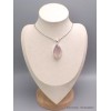 Pendentif Quartz rose facetté marquise qualité AAA Bijoux en Quartz Rose CWA59
