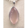 Pendentif Quartz rose facetté marquise qualité AAA Bijoux en Quartz Rose CWA59