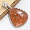 Pendentif véritable Pierre du Soleil forme goutte Pendentifs pierres naturelles CWA60.3