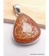 Pendentif véritable Pierre du Soleil forme goutte Pendentifs pierres naturelles CWA60.3