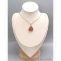 Pendentif véritable Pierre du Soleil forme goutte Pendentifs pierres naturelles CWA60.3