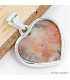 Pendentif Coeur véritable Pierre du Soleil Bijoux en Pierre du Soleil CWA60.4