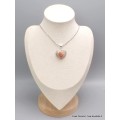 Pendentif Coeur véritable Pierre du Soleil Bijoux en Pierre du Soleil CWA60.4