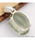 Pendentif pierre Améthyste verte ovale facettée Bijoux en Améthyste verte CWA61.4