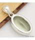 Pendentif pierre Améthyste verte oval serti clos Pendentifs pierres naturelles CWA61.5