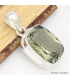 Améthyste verte prasiolite pendentif facetté Pendentifs pierres naturelles CWA61.7