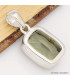 Améthyste verte prasiolite pendentif facetté Pendentifs pierres naturelles CWA61.7