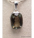 Améthyste verte prasiolite pendentif facetté Pendentifs pierres naturelles CWA61.7
