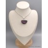 Pendentif Labradorite violette semi-rond Grade AAA Bijoux en Labradorite CWA62.3