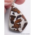 Pendentif en Pallasite (météorite) forme libre Pendentifs pierres naturelles CWA55
