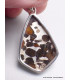 Pendentif en Pallasite (météorite) forme libre Pendentifs pierres naturelles CWA55