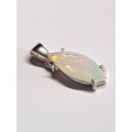 Opale ethiopienne Opale welo pendentif marquise qualité AAA Pendentifs pierres naturelles CWA64.6