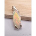 Opale ethiopienne Opale welo pendentif marquise qualité AAA Pendentifs pierres naturelles CWA64.6