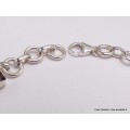 Bracelet argent Quartz fumé pierres gouttes Bijoux en Quartz Fumé CWA68.1