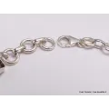 Bracelet argent Quartz fumé pierres gouttes - Bijoux en Quartz Fumé