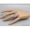 Bague en Quartz Lavande taille 59 Bijoux en Quartz Lavande CWA69