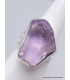 Bague argent en Quartz Lavande taille 53 Bijoux en Quartz Lavande CWA69.2