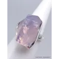 Bague bijou argent en Quartz Lavande taille 54 - Bijoux en Quartz Lavande