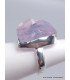Bague bijou argent en Quartz Lavande taille 54 Bijoux en Quartz Lavande CWA69.4