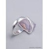 Bague bijou argent en Quartz Lavande taille 54 Bijoux en Quartz Lavande CWA69.4