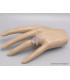 Bague bijou argent en Quartz Lavande taille 54 Bijoux en Quartz Lavande CWA69.4