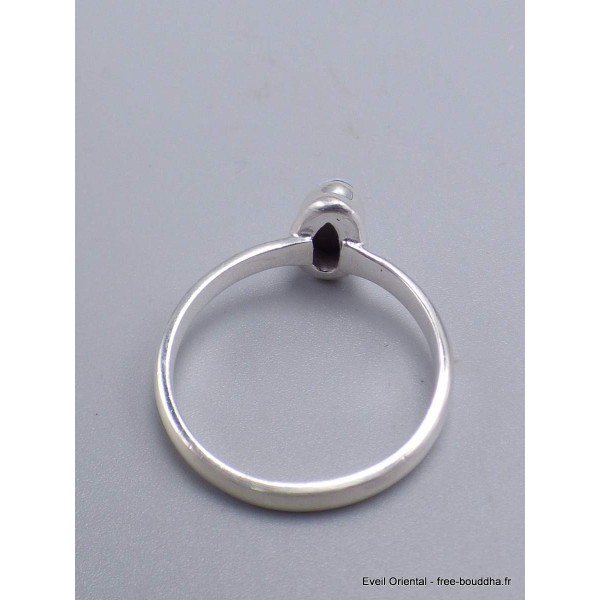 Bague argent authentique Opale Australienne taille 52 Bijoux en Opale Australienne CWA70.6