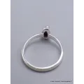 Bague argent authentique Opale Australienne taille 52 - Bijoux en Opale Australienne